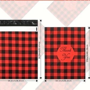 Ten 14.5 x 19 inch extra large poly mailers
